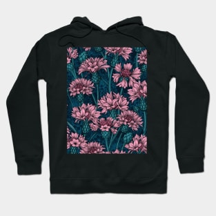 Cornflowers in pink and blue Hoodie